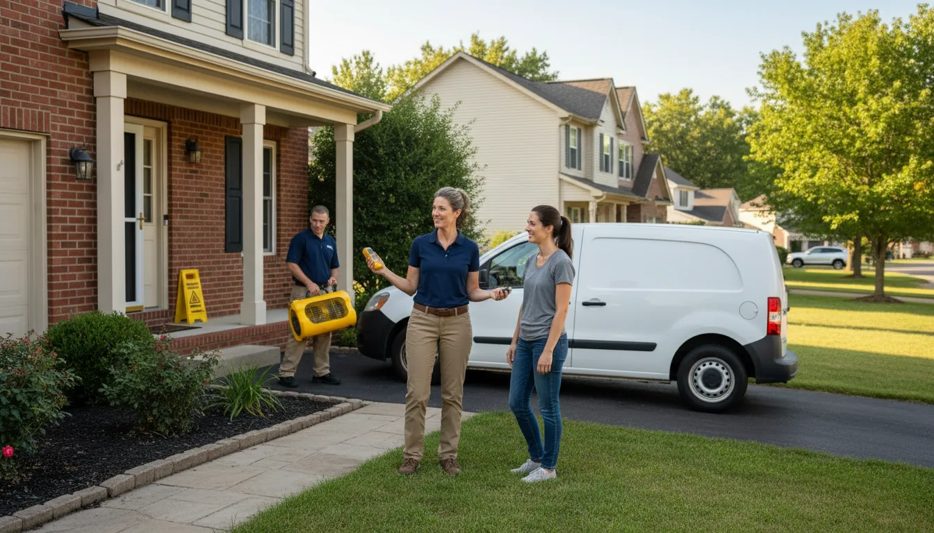 Residential water damage restoration in Hartsel, CO